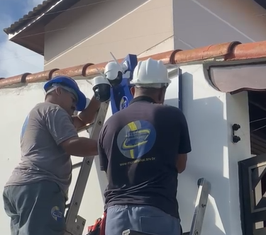 Equipe técnica do Grupo Monte Sinai em atividade